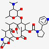(3as,4r,7r,8s,9s,10r,11r,13r,15r,15ar)-4-Ethyl-11-Methoxy-3a,7,9,11,13,15-Hexamethyl-2,6,14-Trioxo-10-{[3,4,6-Trideoxy-3-(Dimethylamino)-Beta-D-Xylo-Hexopyranosyl]oxy}tetradecahydro-2h-Oxacyclotetradecino[4,3-D][1,3]oxazol-8-Yl (2r)-2-(Pyridin-3-Yl)pyrrolidine-1-Carboxylate