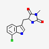 (5R)-5-[(7-chloro-1H-indol-3-yl)methyl]-3-methylimidazolidine-2,4-dione