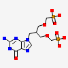 [{2-[(guanine-9-yl)methyl]propane-1,3-diyl}bis(oxymethylene)]bis(phosphonic acid)