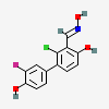 2-chloro-3'-fluoro-3-[(E)-(hydroxyimino)methyl]biphenyl-4,4'-diol