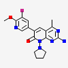 2-amino-6-(5-fluoro-6-methoxypyridin-3-yl)-4-methyl-8-(pyrrolidin-1-yl)pyrido[2,3-d]pyrimidin-7(8H)-one