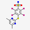 4-[(4,6-dimethylpyrimidin-2-yl)thio]-2,3,5,6-tetrafluorobenzenesulfonamide