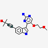 4-{3-[2-amino-5-(2-methoxyethoxy)pyrimidin-4-yl]-1H-indol-5-yl}-2-methylbut-3-yn-2-ol