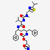 N~2~-(methyl{[2-(propan-2-yl)-1,3-thiazol-4-yl]methyl}carbamoyl)-N-[(2R,5R)-5-{[(1,3-oxazol-5-ylmethoxy)carbonyl]amino}-1,6-diphenylhexan-2-yl]-L-valinamide