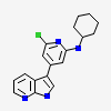 6-chloro-N-cyclohexyl-4-(1H-pyrrolo[2,3-b]pyridin-3-yl)pyridin-2-amine