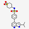 N-(1,1-Dioxidotetrahydro-2h-Thiopyran-4-Yl)-4-[2-(1-Methylethyl)-1h-Pyrrolo[2,3-B]pyridin-4-Yl]benzenesulfonamide