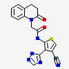 N-[4-cyano-3-(1H-1,2,4-triazol-5-yl)thiophen-2-yl]-2-(2-oxo-3,4-dihydroquinolin-1(2H)-yl)acetamide