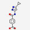 4-[(5-cyclopropyl-1H-pyrazol-3-yl)carbamoyl]benzoic acid