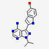 2-[4-amino-1-(propan-2-yl)-1H-pyrazolo[3,4-d]pyrimidin-3-yl]-1H-indol-5-ol
