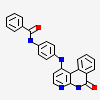 N-{4-[(6-oxo-5,6-dihydrobenzo[c][1,8]naphthyridin-1-yl)amino]phenyl}benzamide