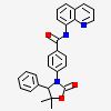 4-[(4S)-5,5-dimethyl-2-oxo-4-phenyl-1,3-oxazolidin-3-yl]-N-(quinolin-8-yl)benzamide