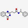 3-(4-oxo-3,4-dihydroquinazolin-2-yl)-N-[(1S)-1-phenylethyl]propanamide