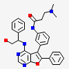 N-[3-(4-{[(1S)-2-hydroxy-1-phenylethyl]amino}-6-phenylfuro[2,3-d]pyrimidin-5-yl)phenyl]-N~3~,N~3~-dimethyl-beta-alaninamide