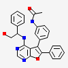 N-[3-(4-{[(1S)-2-hydroxy-1-phenylethyl]amino}-6-phenylfuro[2,3-d]pyrimidin-5-yl)phenyl]acetamide
