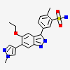 5-[5-ethoxy-6-(1-methyl-1H-pyrazol-4-yl)-1H-indazol-3-yl]-2-methylbenzenesulfonamide
