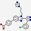 4-{2-[5-(3-chlorophenyl)-1H-pyrazol-4-yl]-1-[3-(1H-imidazol-1-yl)propyl]-1H-benzimidazol-5-yl}benzoic acid
