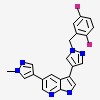 3-[1-(2,5-difluorobenzyl)-1H-pyrazol-4-yl]-5-(1-methyl-1H-pyrazol-4-yl)-1H-pyrrolo[2,3-b]pyridine