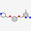 4-methyl-6-{[3-(piperidin-4-ylmethoxy)phenoxy]methyl}pyridin-2-amine