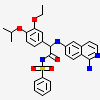(2r)-2-[(1-Aminoisoquinolin-6-Yl)amino]-2-[3-Ethoxy-4-(Propan-2-Yloxy)phenyl]-N-(Phenylsulfonyl)ethanamide
