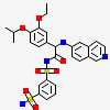 (2r)-2-[3-Ethoxy-4-(Propan-2-Yloxy)phenyl]-2-(Isoquinolin-6-Ylamino)-N-[(3-Sulfamoylphenyl)sulfonyl]ethanamide