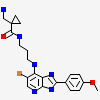 1-(aminomethyl)-N-(3-{[6-bromo-2-(4-methoxyphenyl)-3H-imidazo[4,5-b]pyridin-7-yl]amino}propyl)cyclopropanecarboxamide