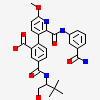 2-{2-[(3-carbamoylphenyl)carbamoyl]-6-methoxypyridin-3-yl}-5-{[(2S)-1-hydroxy-3,3-dimethylbutan-2-yl]carbamoyl}benzoic acid