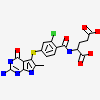 N-{4-[(2-amino-6-methyl-4-oxo-4,7-dihydro-3H-pyrrolo[2,3-d]pyrimidin-5-yl)sulfanyl]-2-chlorobenzoyl}-L-glutamic acid