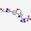 2-methyl-1-(4-{2-[1-(2,2,2-trifluoroethyl)-1H-1,2,4-triazol-5-yl]-4,5-dihydro[1]benzoxepino[5,4-d][1,3]thiazol-8-yl}-1H-pyrazol-1-yl)propan-2-ol