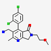 3-(aminomethyl)-4-(2,4-dichlorophenyl)-6-(2-methoxyethyl)-2-methyl-6,7-dihydro-5H-pyrrolo[3,4-b]pyridin-5-one