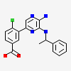 3-(5-amino-6-{[(1R)-1-phenylethyl]amino}pyrazin-2-yl)-4-chlorobenzoic acid