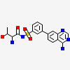 N-{[3-(4-aminoquinazolin-7-yl)phenyl]sulfonyl}-L-threoninamide