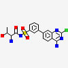 N-{[3-(4-amino-2-chloroquinazolin-7-yl)phenyl]sulfonyl}-L-threoninamide