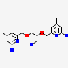 6,6'-{[(2S)-3-aminopropane-1,2-diyl]bis(oxymethanediyl)}bis(4-methylpyridin-2-amine)