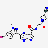N-[(2r)-1-(3-Cyanoazetidin-1-Yl)-1-Oxidanylidene-Propan-2-Yl]-2-(6-Fluoranyl-1-Methyl-Indazol-3-Yl)-5h-Pyrrolo[2,3-B]pyrazine-7-Carboxamide