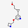 3-[(2S)-azetidin-2-ylmethoxy]-5-[(1S,2R)-2-(2-methoxyethyl)cyclopropyl]pyridine