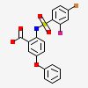 2-{[(4-bromo-2-fluorophenyl)sulfonyl]amino}-5-phenoxybenzoic acid