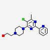 2-{4-[5-chloro-6-methyl-2-(pyridin-2-yl)pyrimidin-4-yl]piperazin-1-yl}ethanol