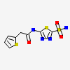 N-(5-sulfamoyl-1,3,4-thiadiazol-2-yl)-2-(thiophen-2-yl)acetamide