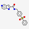 N-(4-(phenylsulfonyl)benzyl)-1H-pyrrolo[3,2-c]pyridine-2-carboxamide