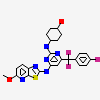 trans-4-({4-[difluoro(4-fluorophenyl)methyl]-6-[(5-methoxy[1,3]thiazolo[5,4-b]pyridin-2-yl)amino]pyrimidin-2-yl}amino)cyclohexanol