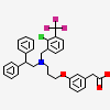 [3-(3-{[2-chloro-3-(trifluoromethyl)benzyl](2,2-diphenylethyl)amino}propoxy)phenyl]acetic acid