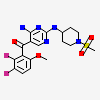 (4-AMINO-2-{[1-(METHYLSULFONYL)PIPERIDIN-4-YL]AMINO}PYRIMIDIN-5-YL)(2,3-DIFLUORO-6-METHOXYPHENYL)METHANONE