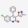 6-CHLORO-3-(3-METHYLISOXAZOL-5-YL)-4-PHENYLQUINOLIN-2(1H)-ONE