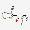 N-(3-cyano-4,5,6,7-tetrahydro-1-benzothien-2-yl)-2-fluorobenzamide
