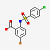 5-bromo-2-{[(4-chlorophenyl)sulfonyl]amino}benzoic Acid