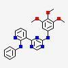 4-(2-anilinopyridin-3-yl)-N-(3,4,5-trimethoxyphenyl)-1,3,5-triazin-2-amine