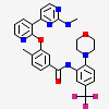 4-METHYL-3-({3-[2-(METHYLAMINO)PYRIMIDIN-4-YL]PYRIDIN-2-YL}OXY)-N-[2-MORPHOLIN-4-YL-5-(TRIFLUOROMETHYL)PHENYL]BENZAMIDE