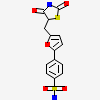 4-{5-[(Z)-(2,4-DIOXO-1,3-THIAZOLIDIN-5-YLIDENE)METHYL]FURAN-2-YL}BENZENESULFONAMIDE