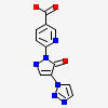 6-(5-oxo-4-(1H-1,2,3-triazol-1-yl)-2,5-dihydro-1H-pyrazol-1-yl)nicotinic acid
