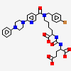 N-({(1S)-5-[(4-bromobenzyl)({6-[4-(4-{4-[4-carboxy-3-(6-hydroxy-3-oxo-3H-xanthen-9-yl)benzoyl]piperazin-1-yl}phenyl)piperazin-1-yl]pyridin-3-yl}carbonyl)amino]-1-carboxypentyl}carbamoyl)-L-glutamic acid